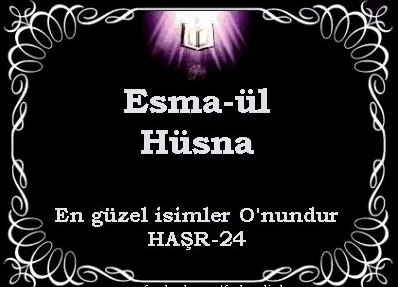 Esma-ul Husna – Allahın 99 ismi